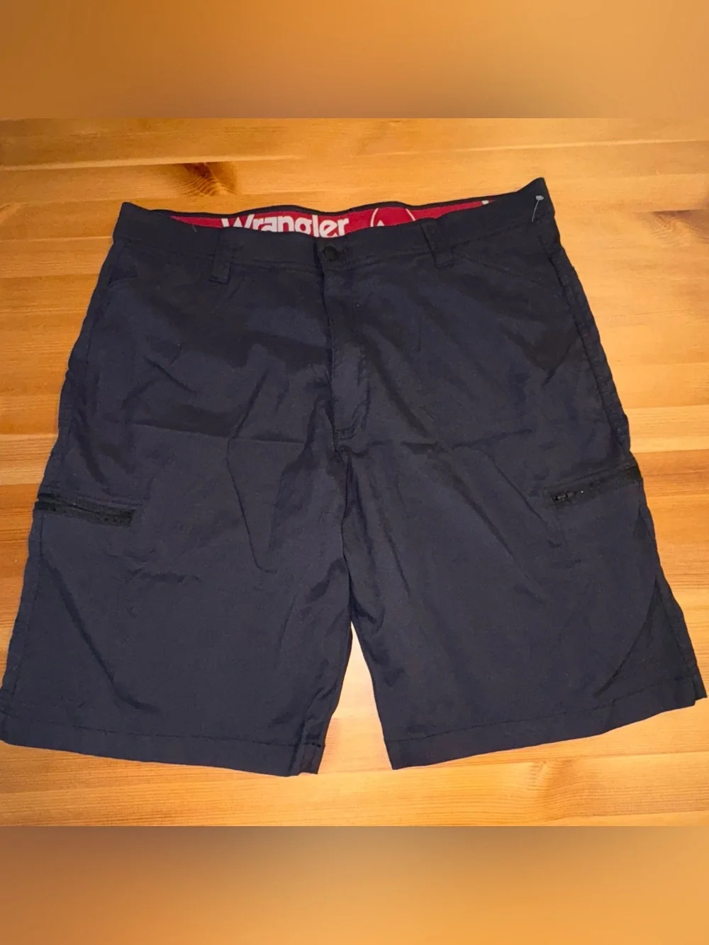 Wrangler Black Shorts 38 Mens Baggy Cargo Performance Gorpcore Hiking Bermuda